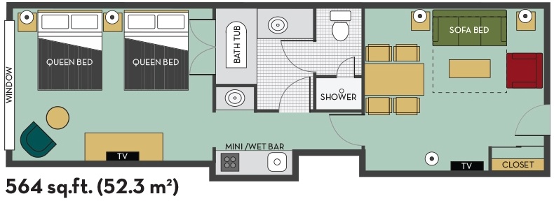 2%20QUEEN%20FALLSVIEW%202-ROOM%20SUITE%20WITH%20BREAKFAST Floor Plan 2%20QUEEN%20FALLSVIEW%202-ROOM%20SUITE%20WITH%20BREAKFAST Floor Plan